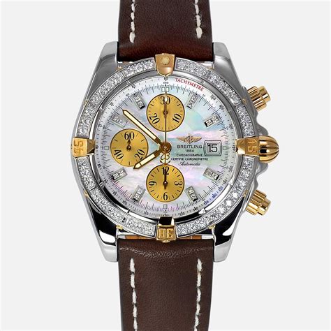 breitling diamond watches|breitling watches with diamond bezel.